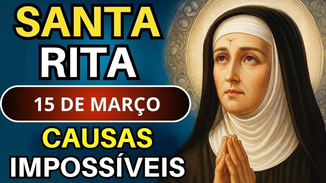TERÇO DE SANTA RITA🌹15/03/26 | Domingo de Oração e Bençãos 🙏🏻