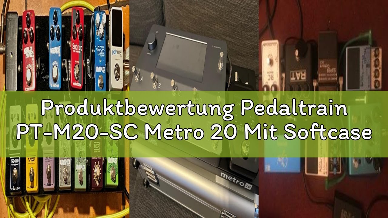 Produktbewertung Pedaltrain PT-M20-SC Metro 20 Mit Softcase