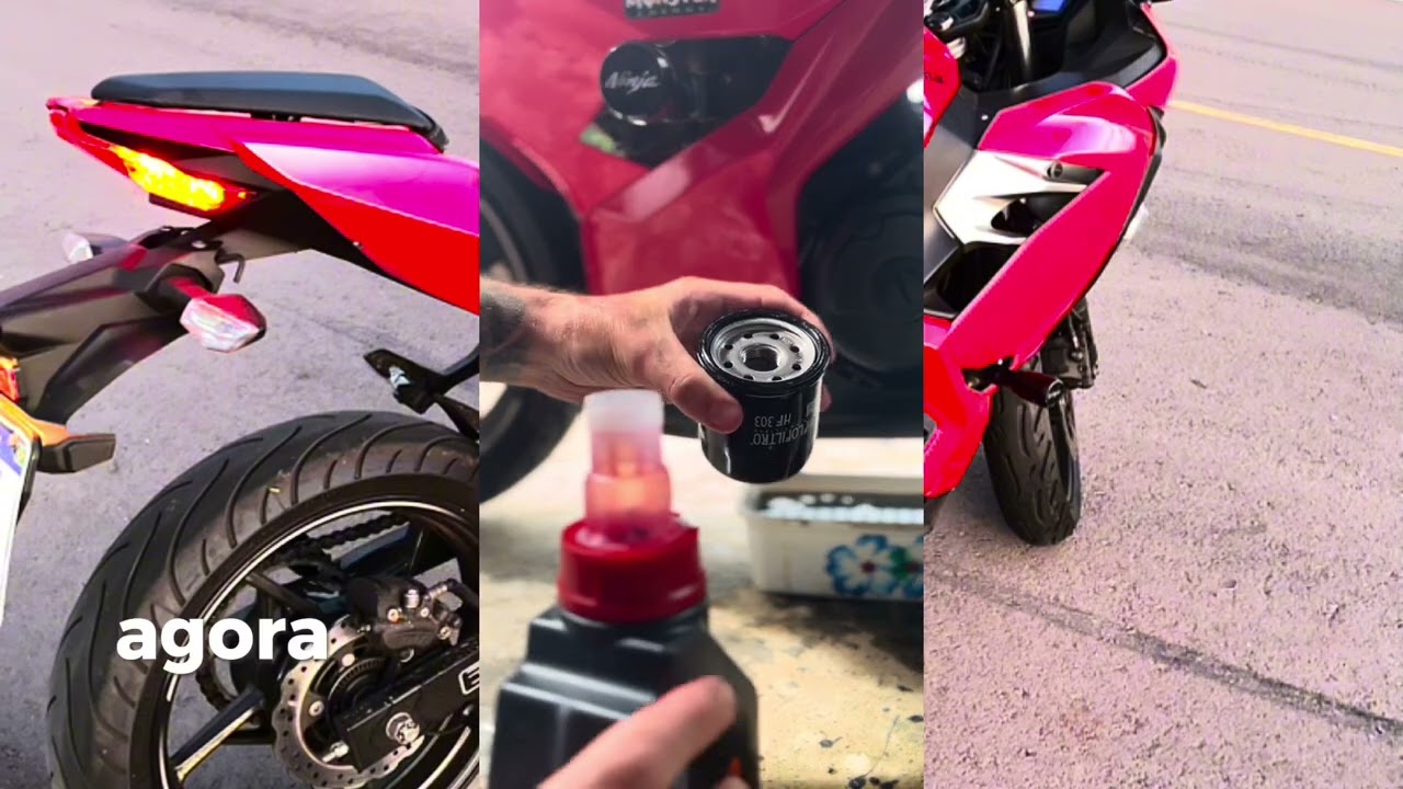Troca de óleo da ninja 400 