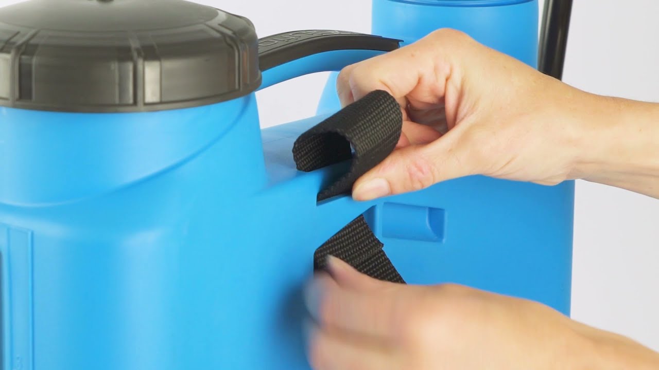 Montaje correas - Adjust the straps / Pulverizador de espalda - Backpack sprayers