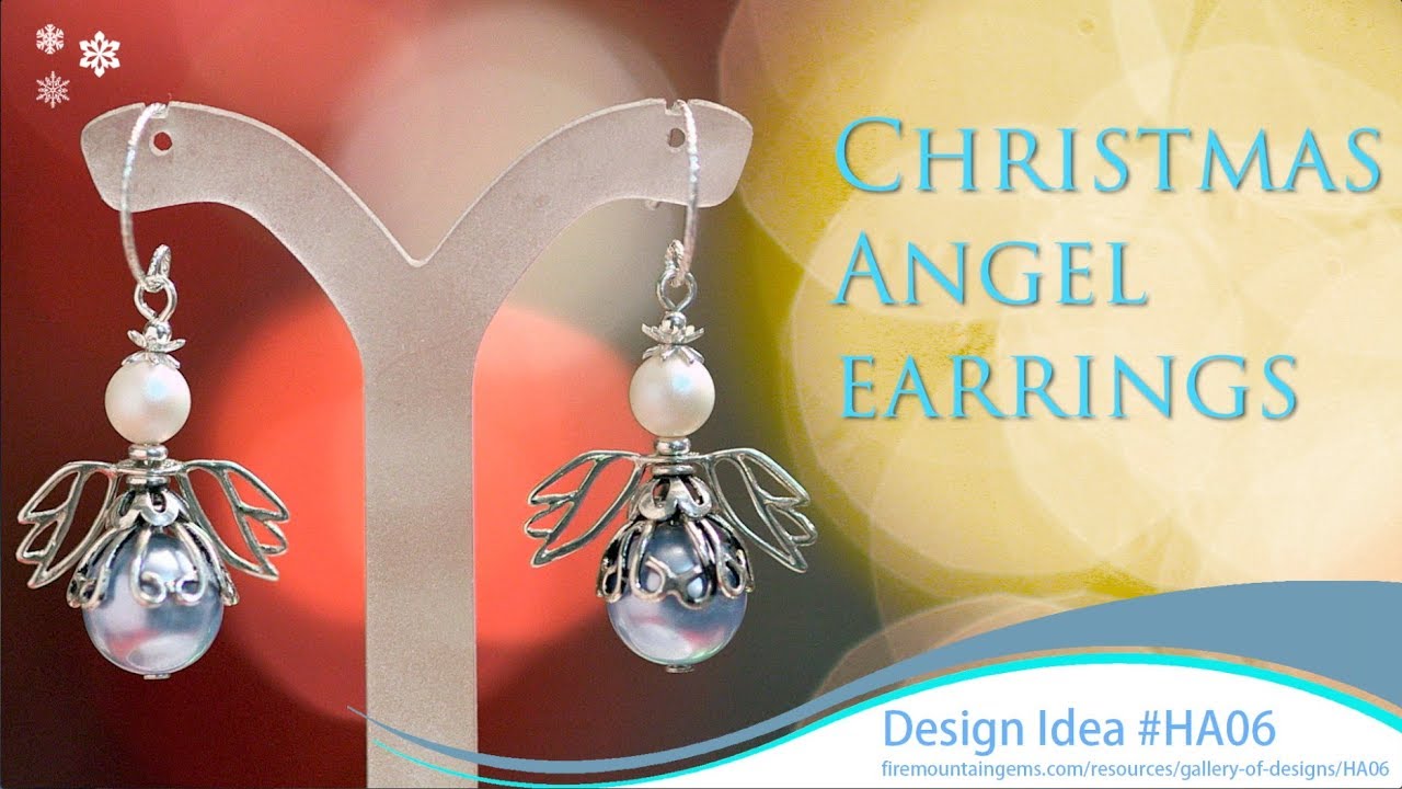 Christmas Angel Earrings