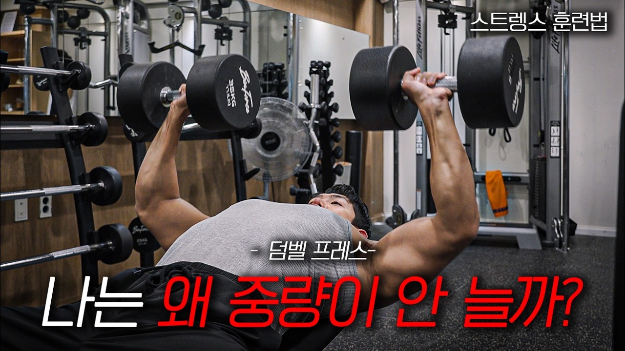 운동은 열심히 하는 거 같은데 중량이 잘 안느는 사람들을 위한 영상 | 스트렝스 훈련법 가슴편