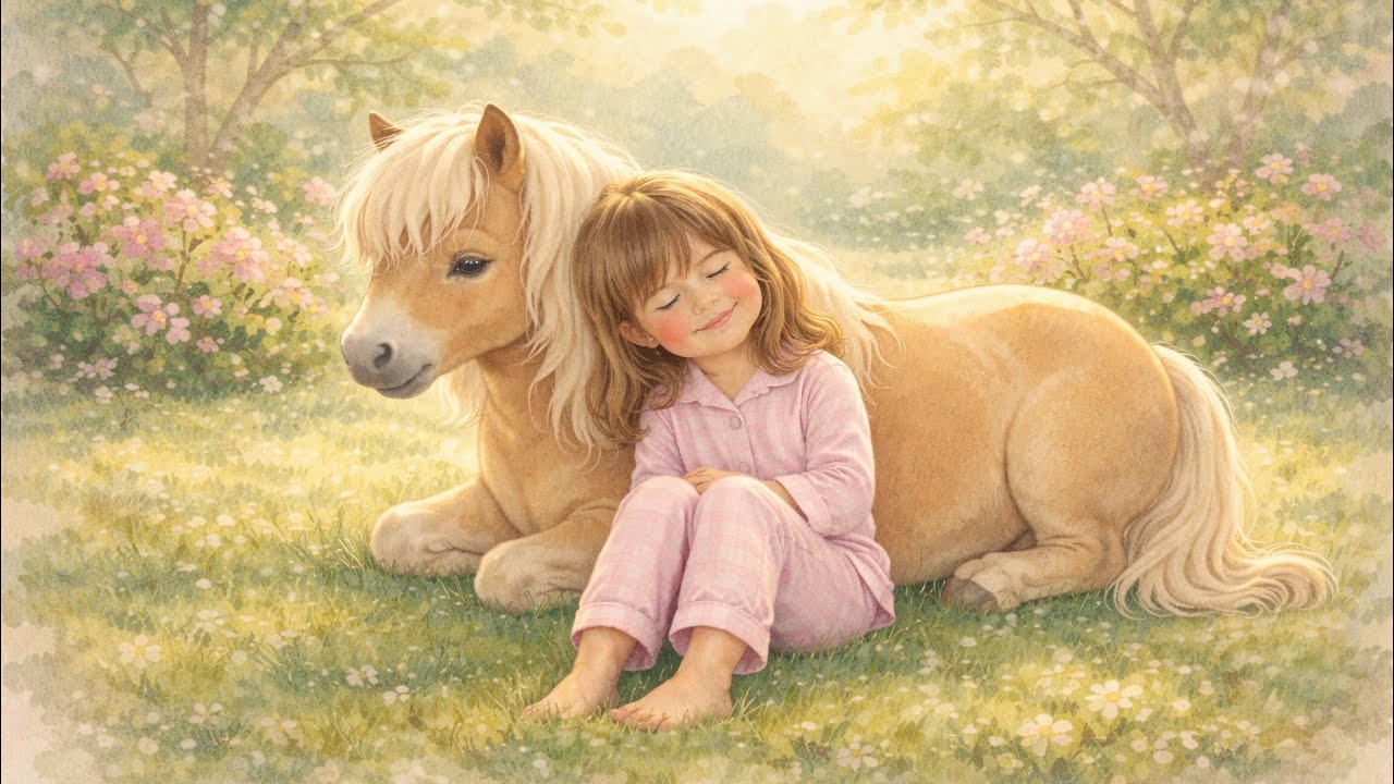 Ruhige Geschichte für Kinder: Das Pony im Garten | Leise Abenteuer