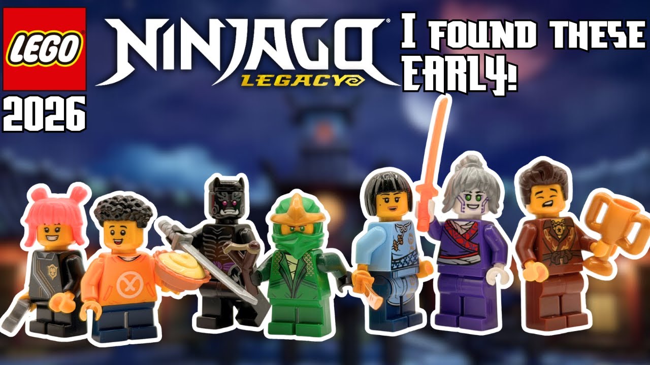 Я нашёл минифигурки Ninjago 2026 года РАНЬШЕ ВРЕМЕНИ! Полный обзор BAM Legacy Ninjago.