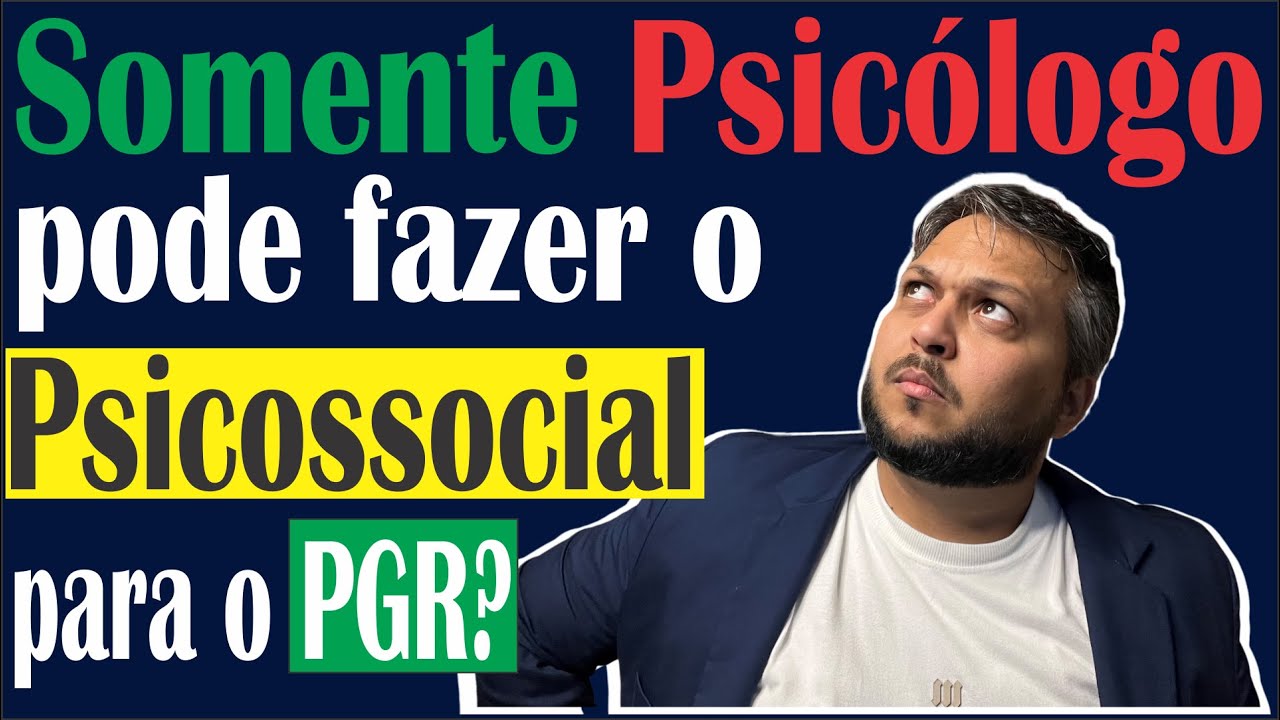Preciso contratar um Psicólogo para fazer Avaliação dos Fatores de Riscos Psicossociais para o PGR?