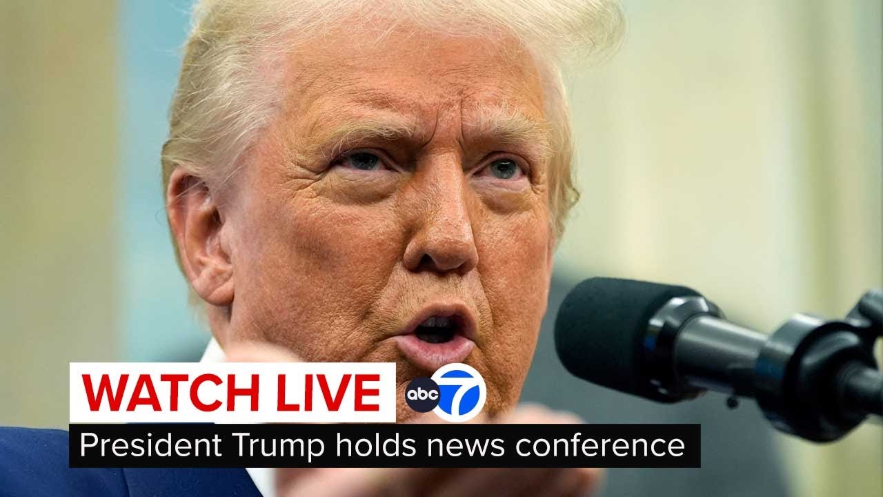 LIVE | President Donald Trump holds a news conference about reciprocal tariffs