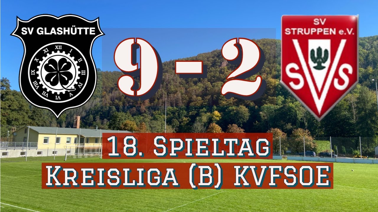 SV Glash&uuml;tte vs. SV Struppen 🖤🤍 M&auml;nner - Kreisliga KVFSOE ⚽️ 11.06.2022
