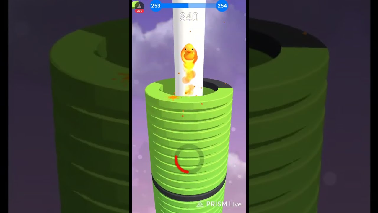 Stack Ball Live Part 6 ! 🎮🔴 #live #stackballlive #shortslive