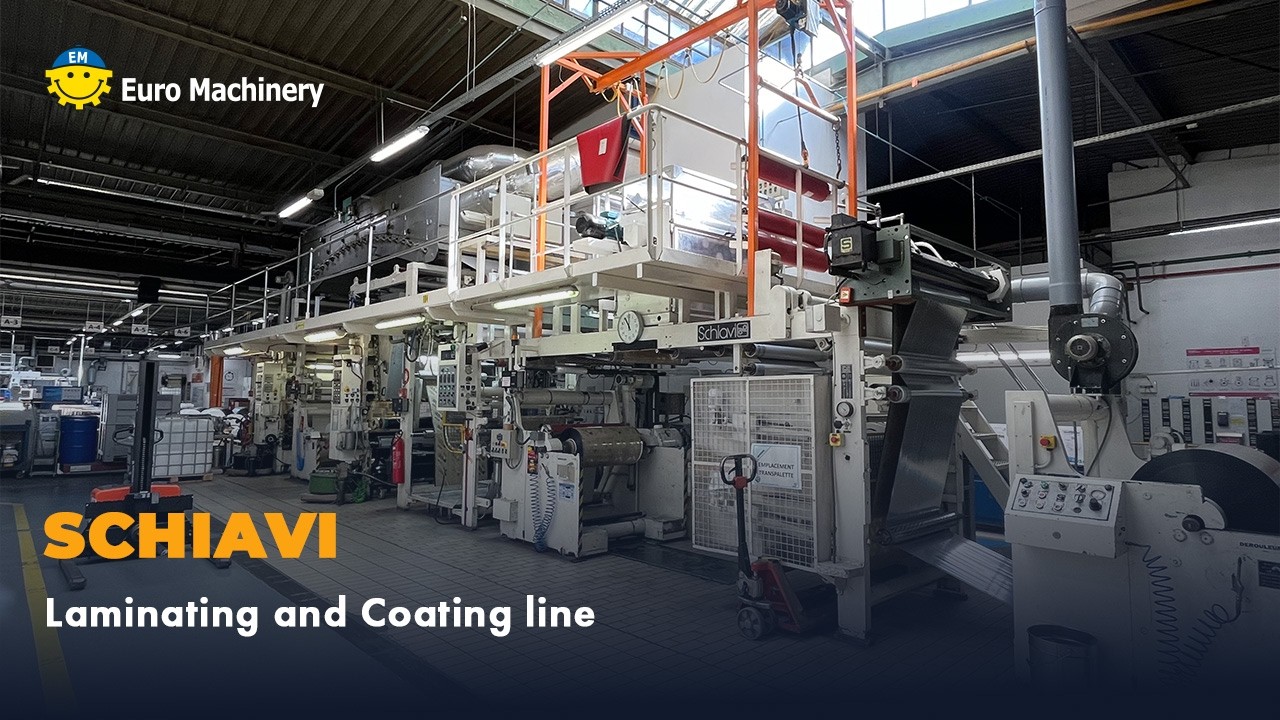 Schiavi Laminating & Coating Line | 1060 mm Web | Up to 180 m/min