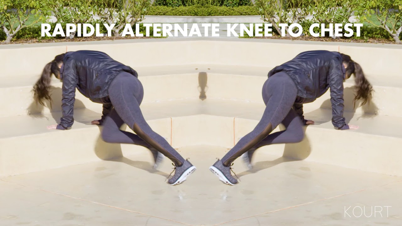 Kourtney Kardashian Quick Cardio Burn | POOSH