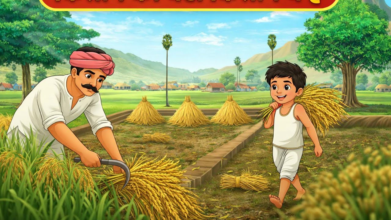 किसान का बेटा किसान l hindi kahani l moral stories l new cartoon video l bedtime stories l stories