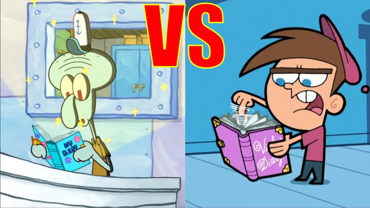 Diary Reading Plots | Little Yellow Book (SpongeBob) vs. A Bad Case of Diary-Uh (Fairly OddParents)