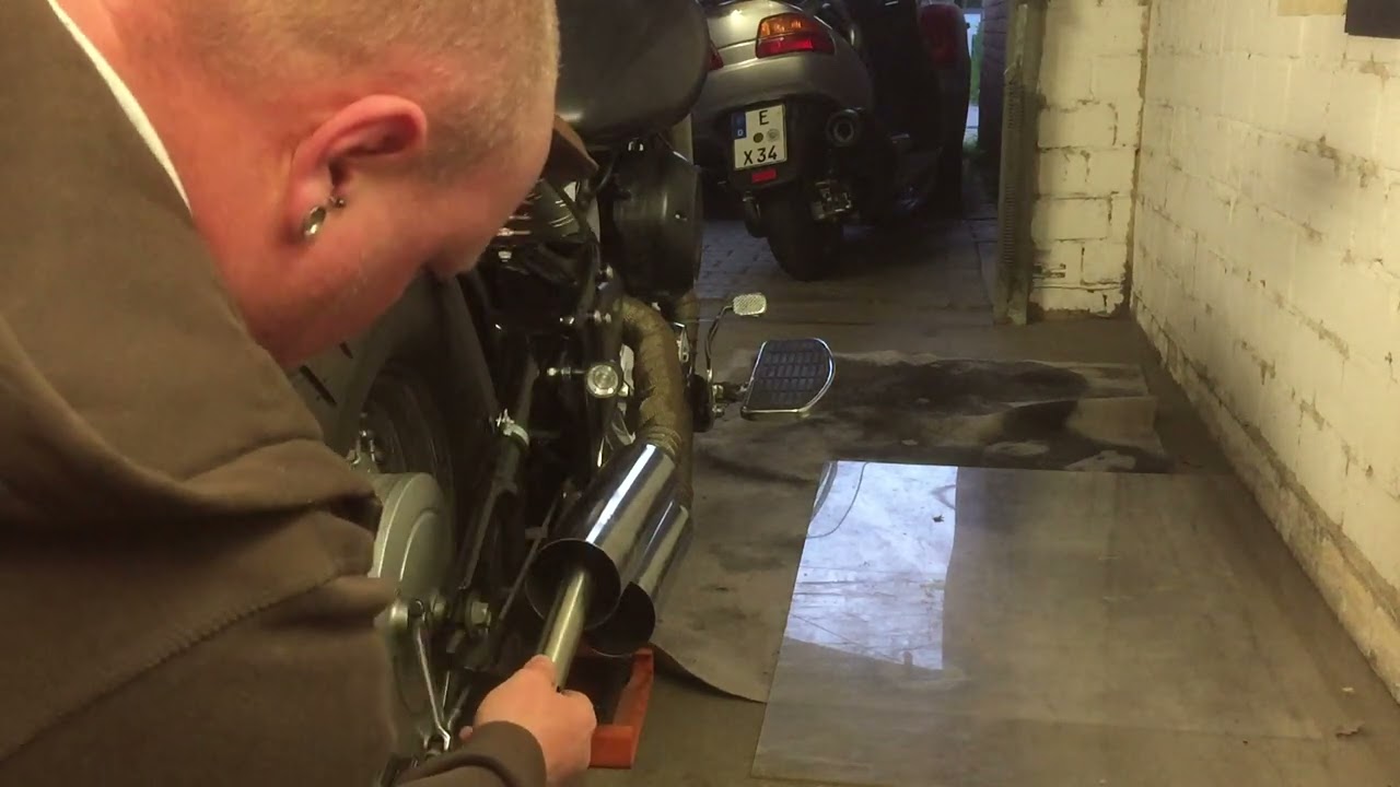 Yamaha XVS 650  BSM V-Line mit T-300 geschlossen