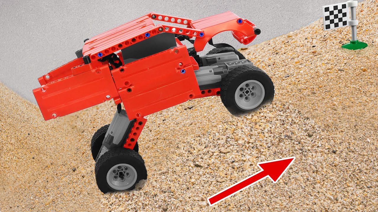 Quicksand Challenge: Can a Lego Car Make It Through? | FM Lego Technic