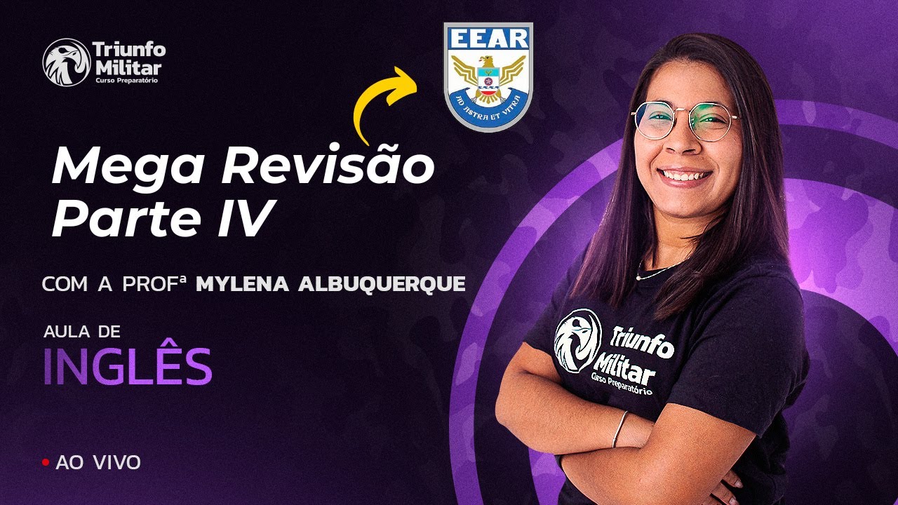 Mega Revis&atilde;o EEAR - CFS 2026.2 - Ingl&ecirc;s 🔥