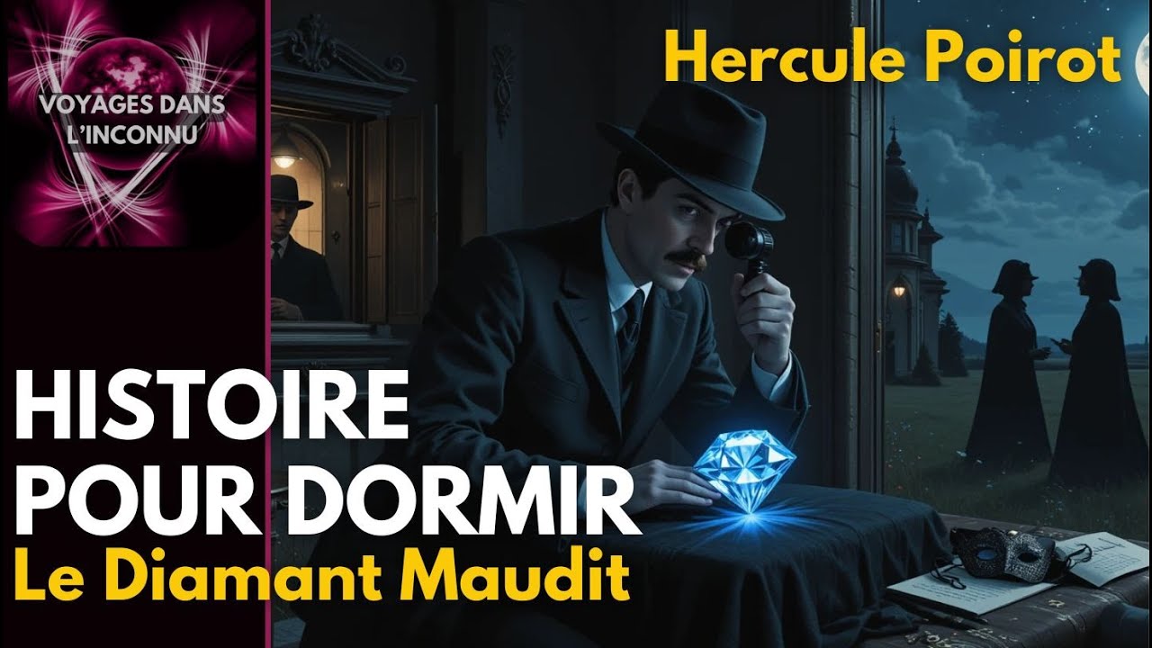 Hercule Poirot Le Diamant Maudit d'Agatha Christie 😴💤| Histoire Policière pour S'Endormir | Adultes