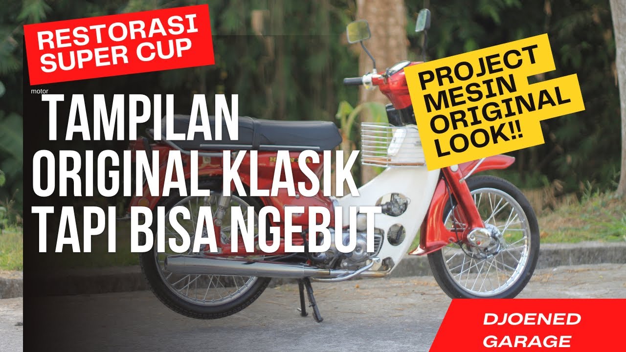 RESTORASI HONDA SUPER CUP luamayam ngebut  c70 c700 c800