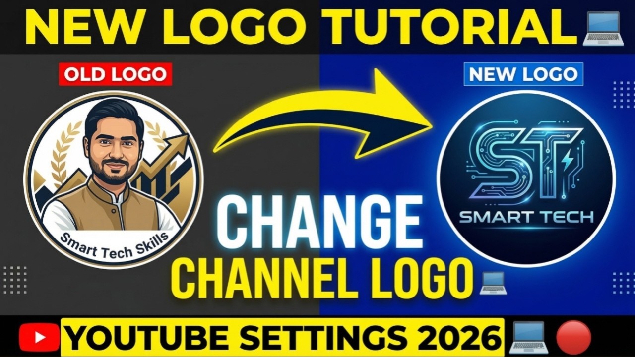 How to Change YouTube Channel Logo on Laptop | Laptop Se YouTube Logo Kaise Change Kare? (2026)