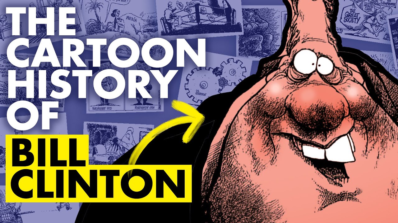 Bill Clinton explained with 24 cartoons