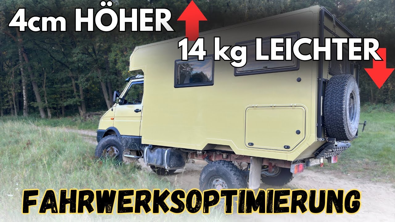 🔧 FAHRWERKSOPTIMIERUNG am Iveco Turbodaily 4x4  - Parabelfedern + Stoßdämpfer