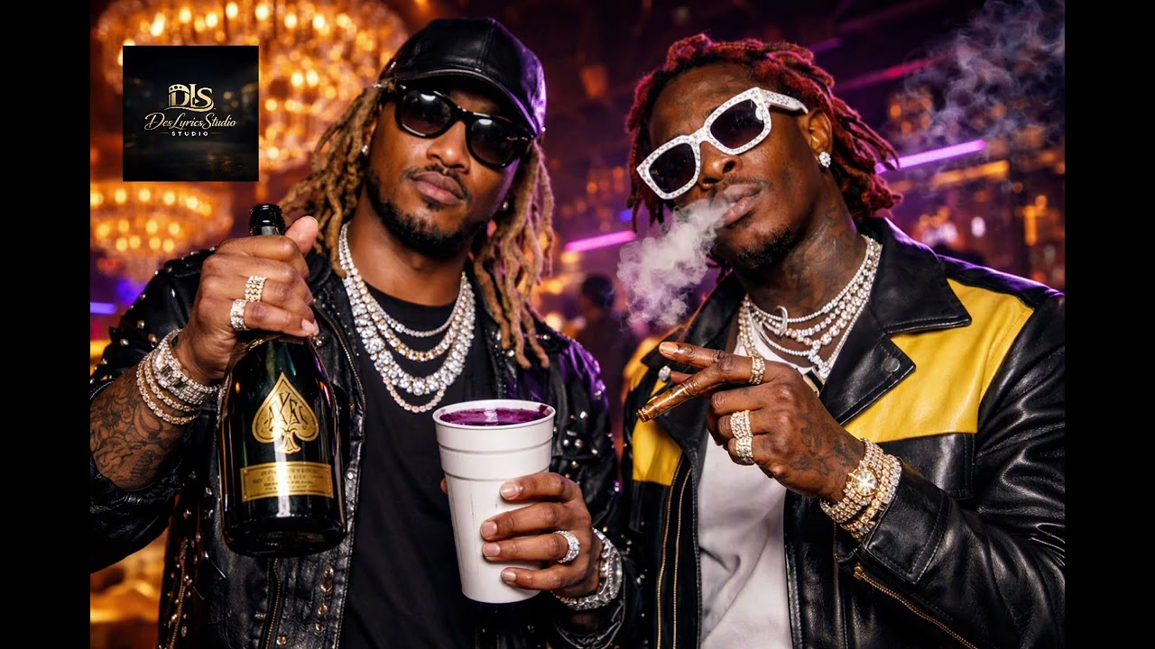 Future ft Young Thug - Club Light & Hustle ( Music Lyrics Video)
