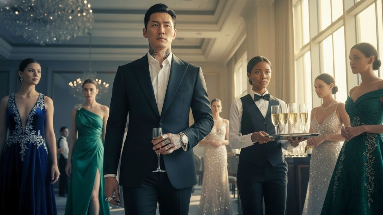 Korean Mafia Boss Walked Past 50 Models, But Froze When A Black Waitress Smiled—Hearts Collided!