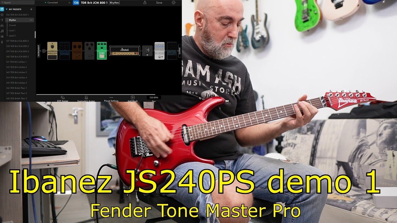 Ibanez JS240 | Fender Tone Master Pro demo #1