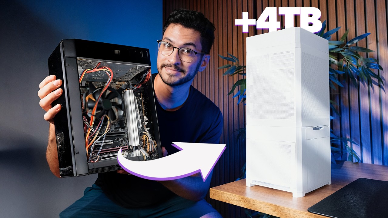 Montei meu primeiro SERVIDOR CASEIRO com um PC antigo! | TrueNAS Scale