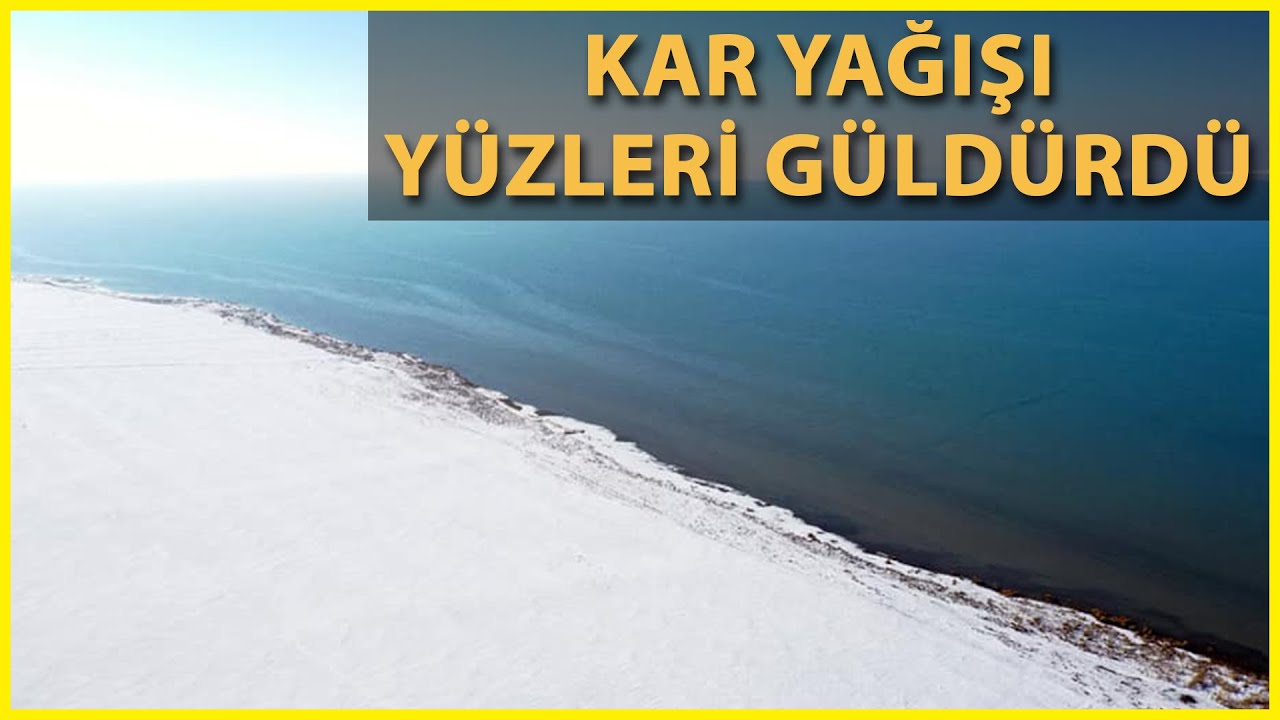 Tuz Gölü'nde Su Seviyesi, Kar Yağışıyla Yükseldi