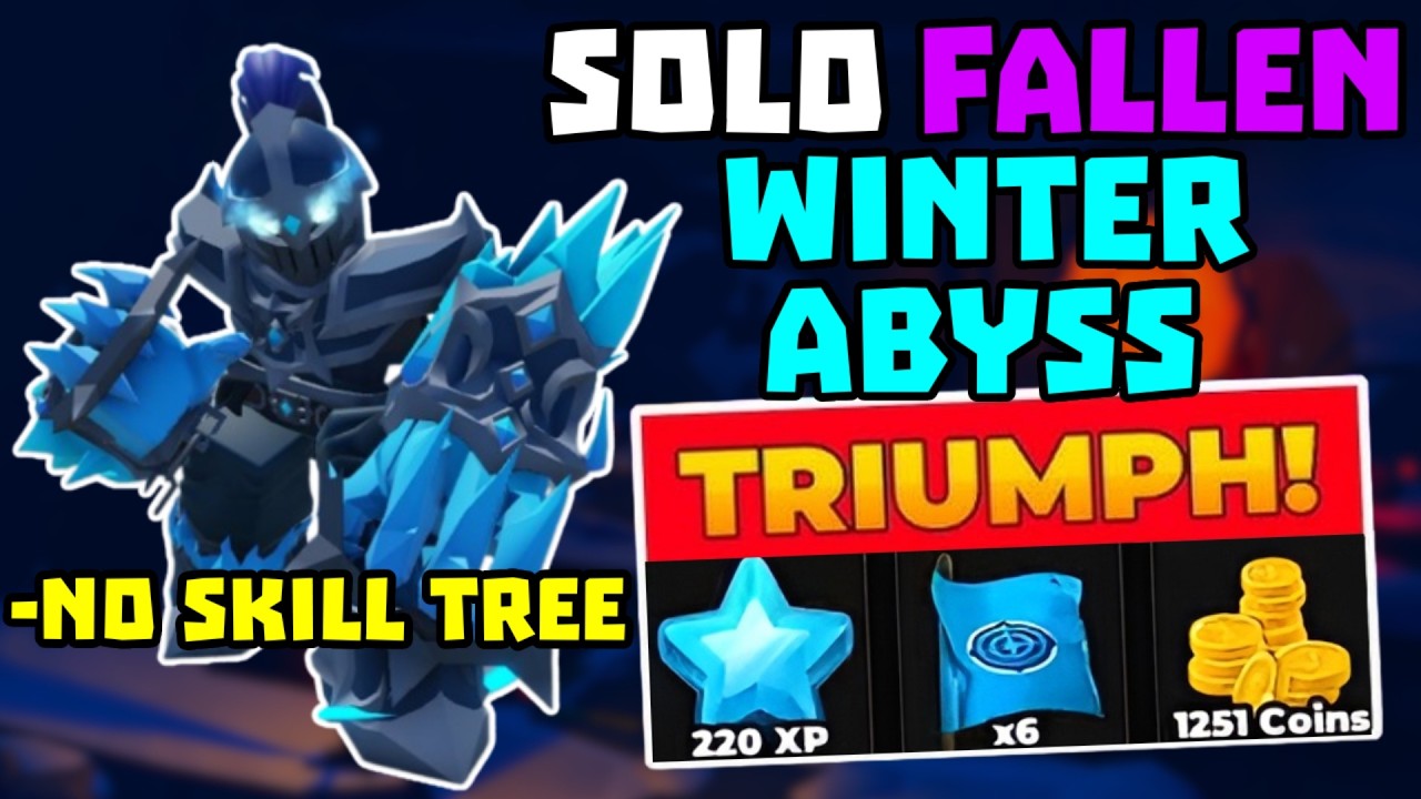 SOLO Fallen Winter Abyss 2 победа с Brawler + без Skill Tree | TDS Tower Defense Simulator