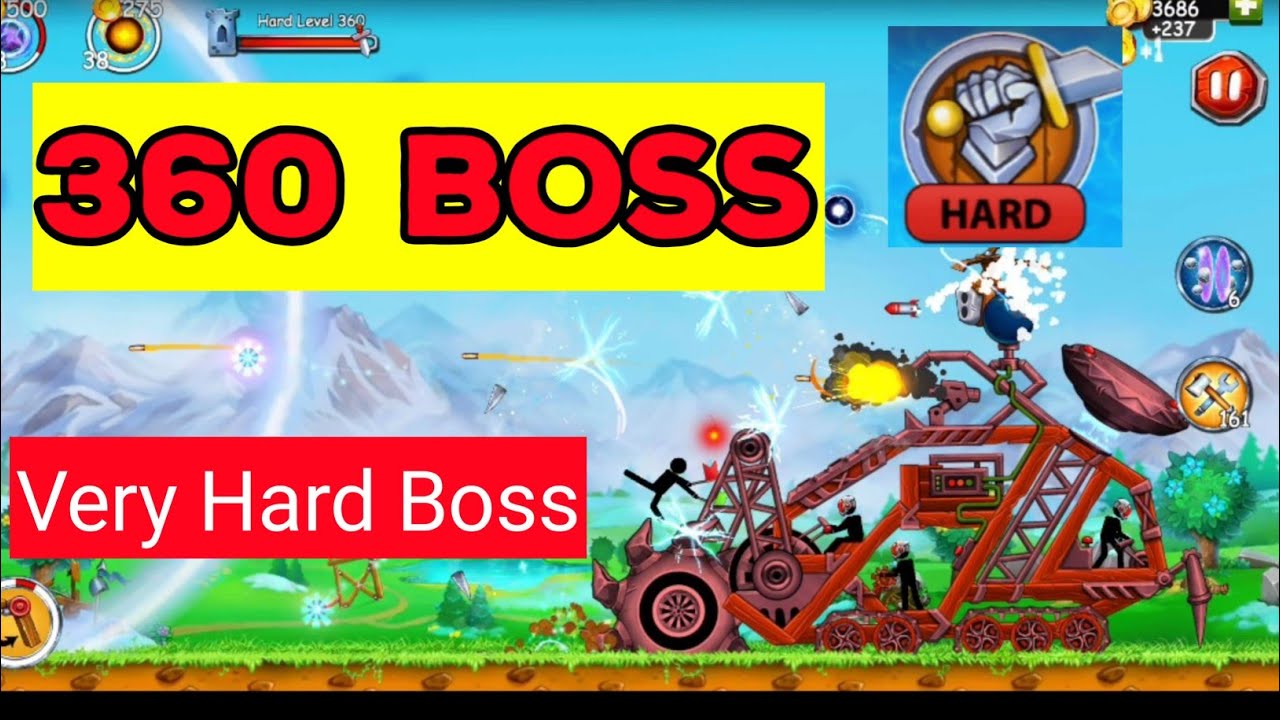 The Catapult 2 || Hard Mode || Season 4 || Boss 360 || Very Hard Boss