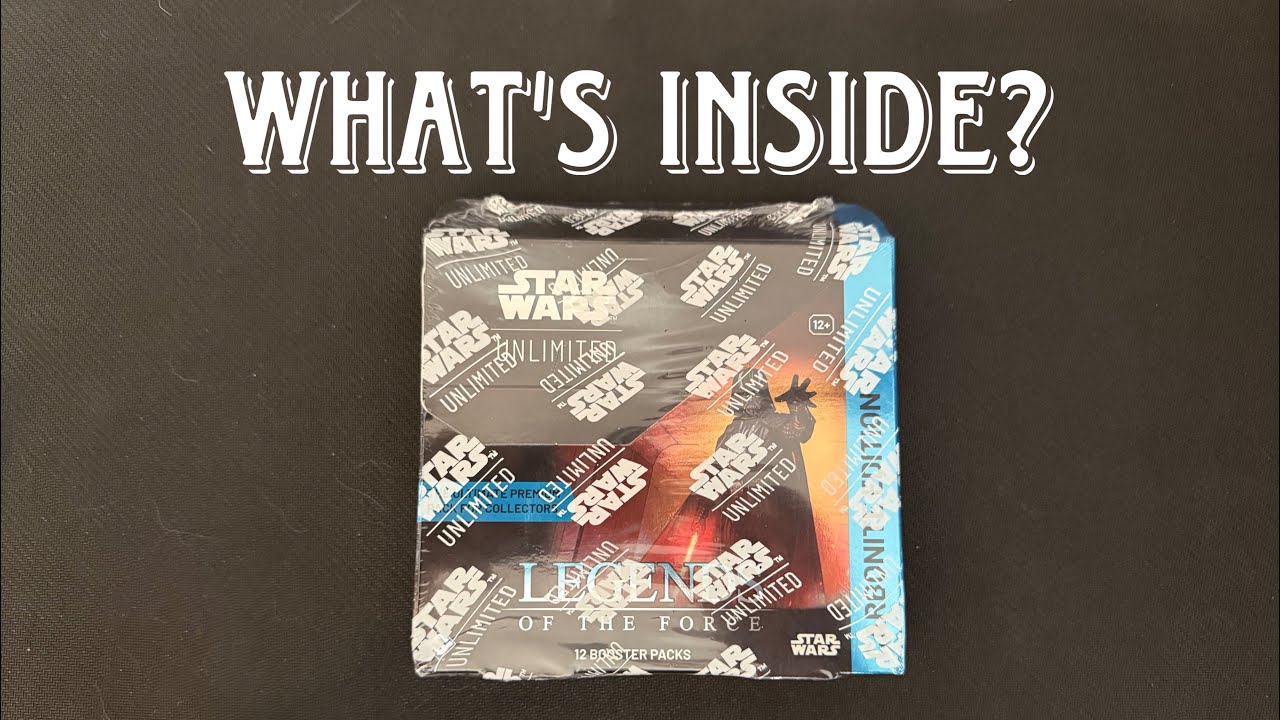 Star Wars Unlimited - Legends Of The Force Carbonite Edition Box Opening