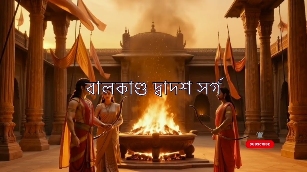 রামায়ণ বাংলা অনুবাদ পাঠ | বালকাণ্ড – দ্বাদশ সর্গ | Valmiki Ramayan Balakanda Sarga 12