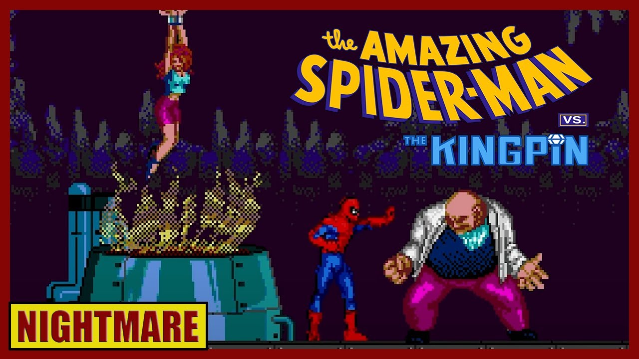 Spider-Man vs. The Kingpin - Nightmare Difficulty (No Death) | Sega Genesis/Mega Drive