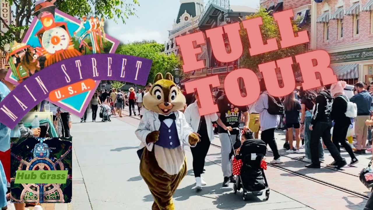 Disneyland's Main Street USA FULL TOUR! Characters, Shops, Entertainment, Vehicles, and MORE!