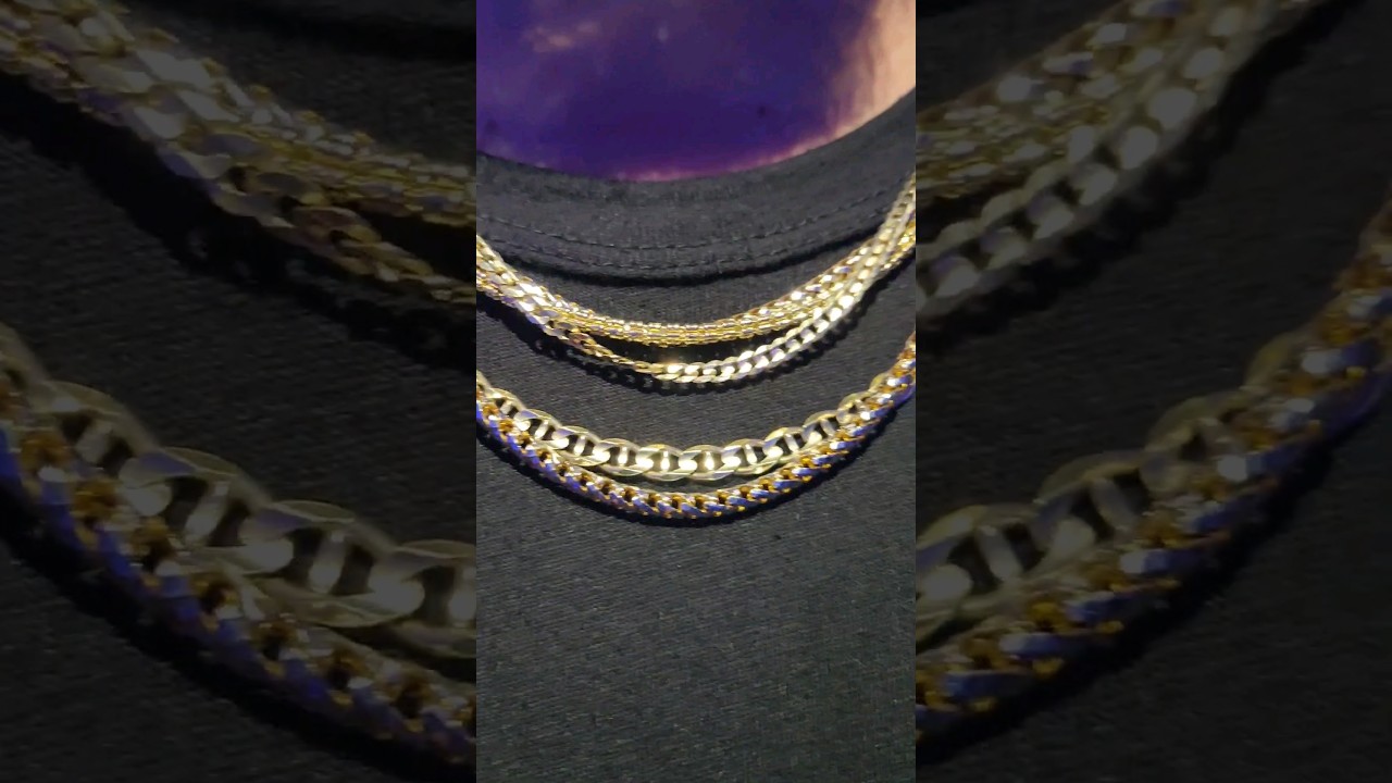 #14kgold Saints Gold 20 & 22-inch Gold Chains! @saintsgoldco #jewelry #fashion #shorts #goldchain