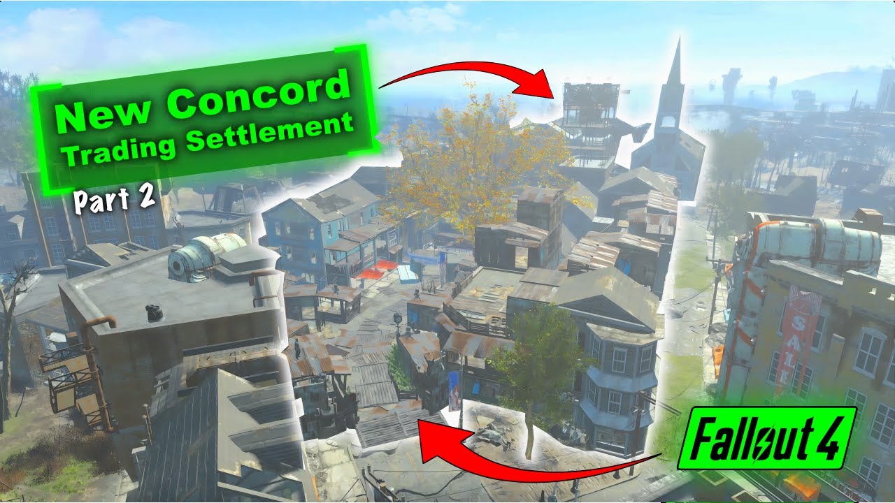 Восстановление торгового поселения Конкорд в Fallout 4