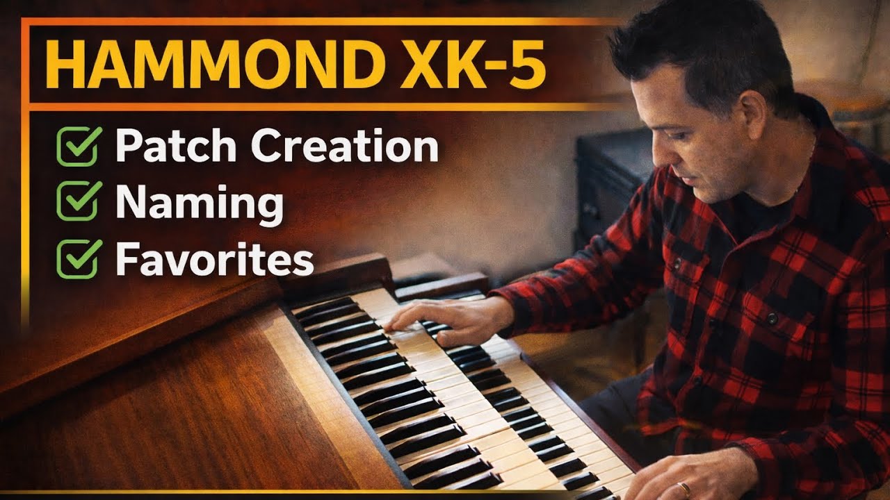 Hammond XK 5 Tutorial Create Save & Store Presets Favorites Explained