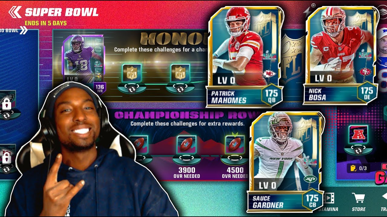 OPENING UP MY FREE SUPERBOWL ICONIC + NEW NFL HONORS PROMO IN MADDEN MOBILE 23!!!