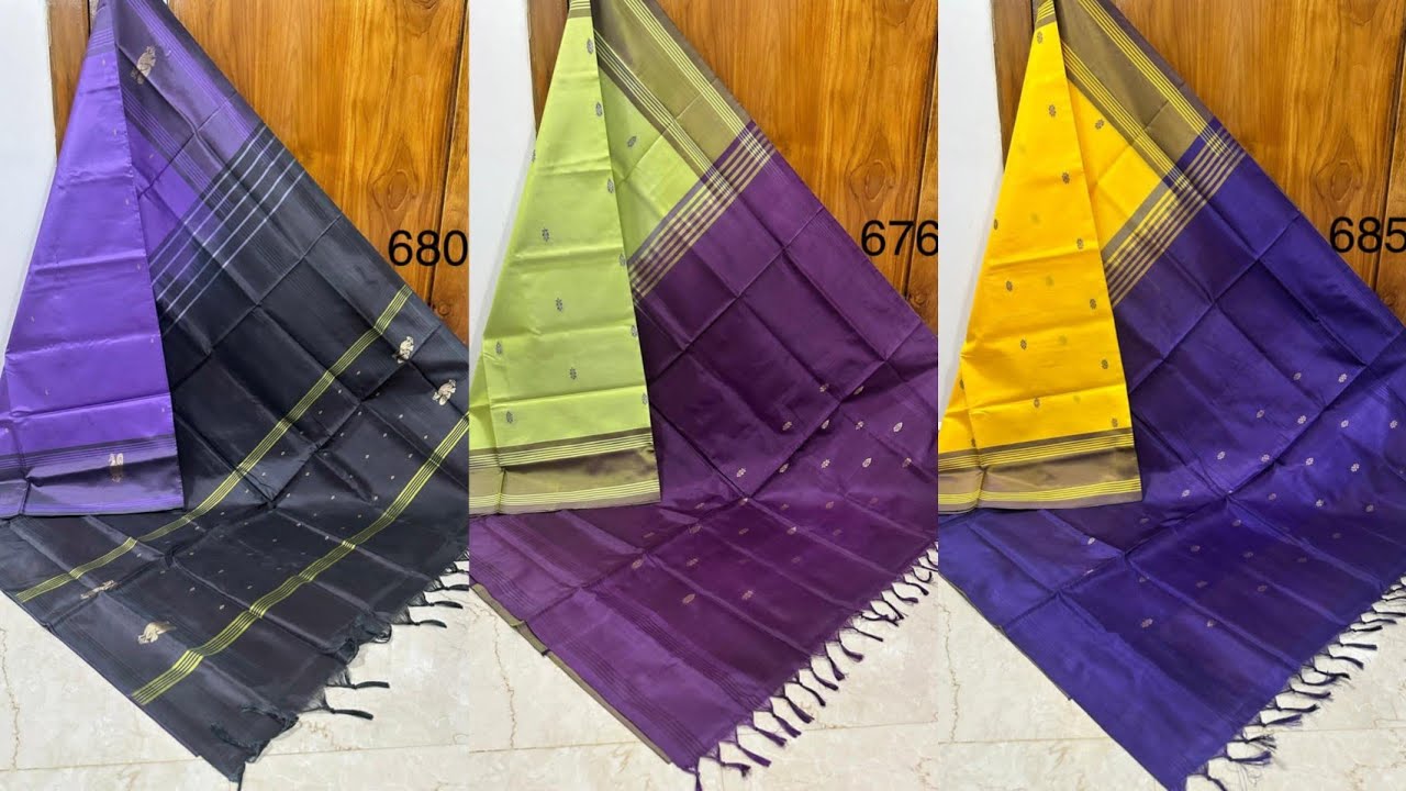 New arrivals of valainar pattu sarees🦚 Whatsapp: 9486877976 #trending #pattusarees 