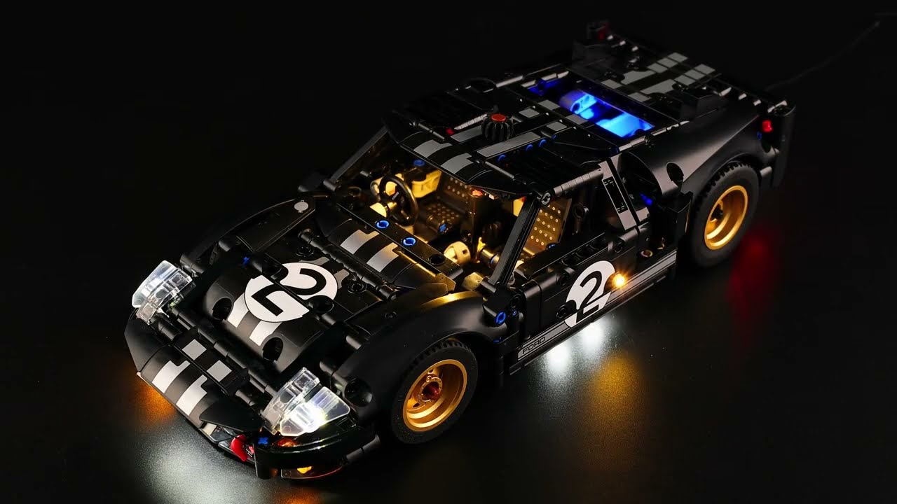 Light Kit for LEGO 1966 Ford GT40 MKII Race Car #42223 #zenebricks