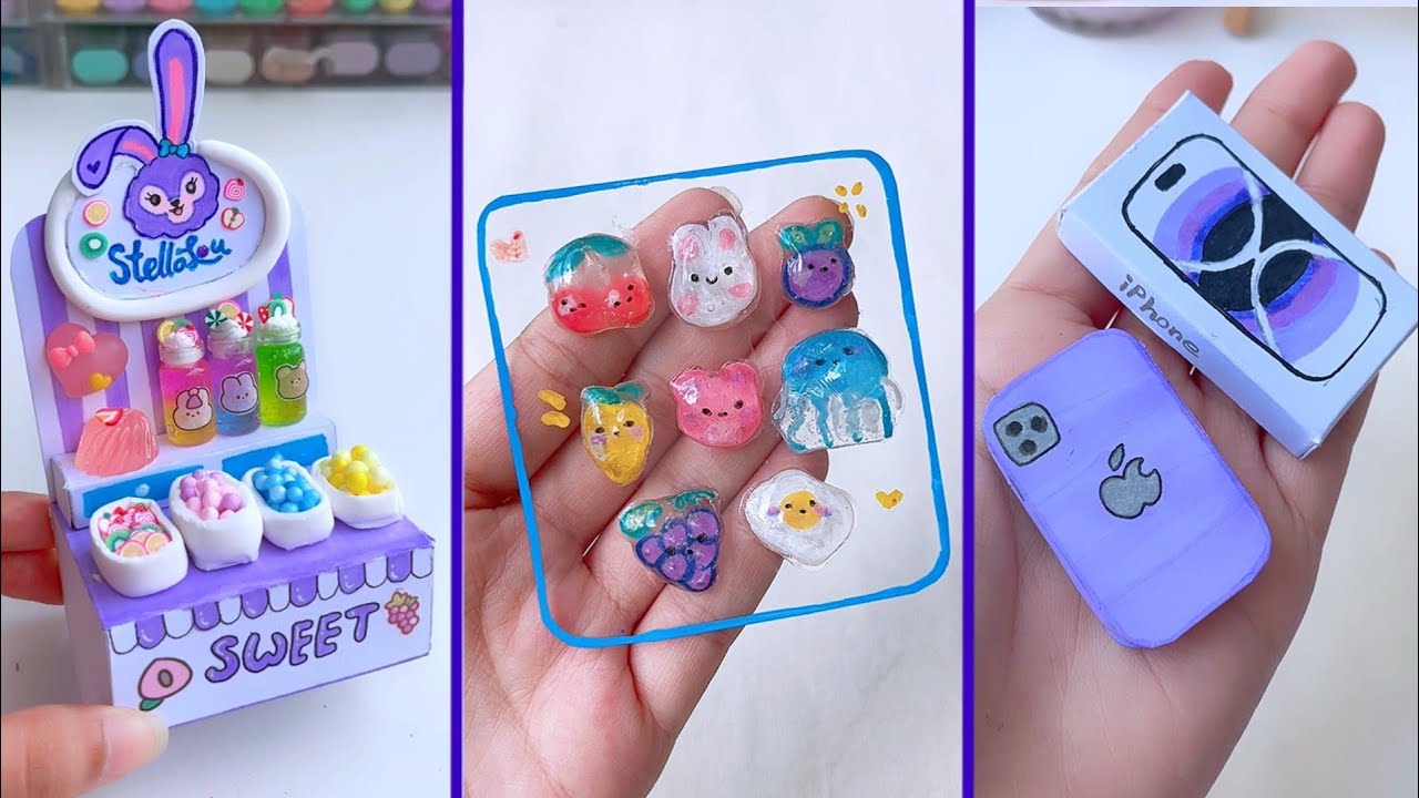 Easy craft ideas/ miniature craft /Paper craft/ how to make /DIY/school project/Tonni art and craft