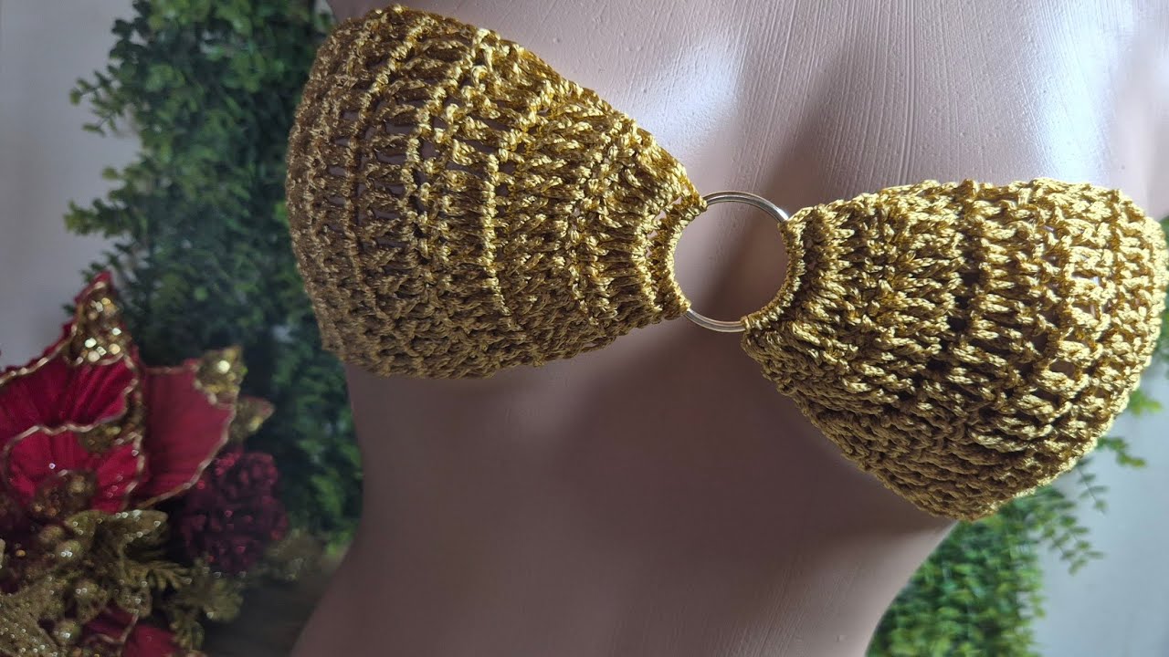 Top de croche para Natal ou réveillon 🌲 🌲 🌲 parte 1