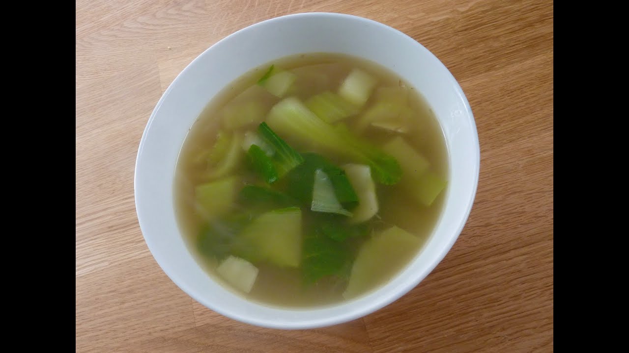 Episode 12  Bouillon brede  (Brede tom pouce/ pak choi /bok choy)