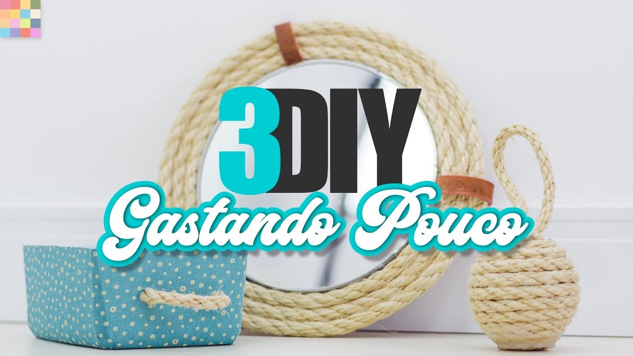 3 ideias DIY | Como Decorar Gastando Pouco