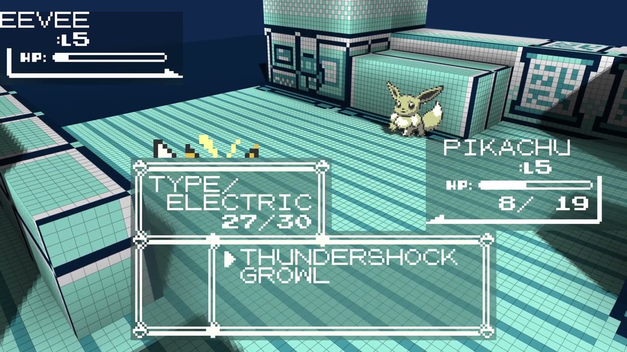 pokemon yellow alpha (gen 1 recomp) - 3D gameplay