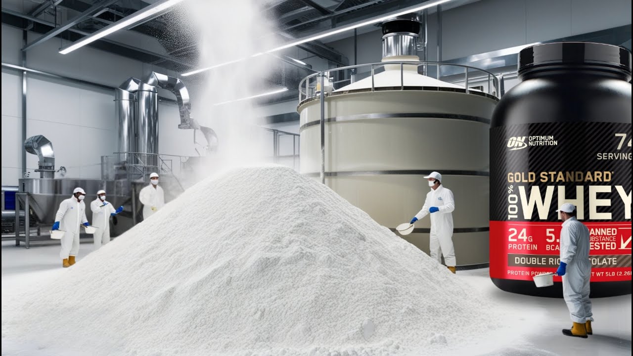 Comment les protéines de lactosérum (protéin whey) sont fabriquées en usine