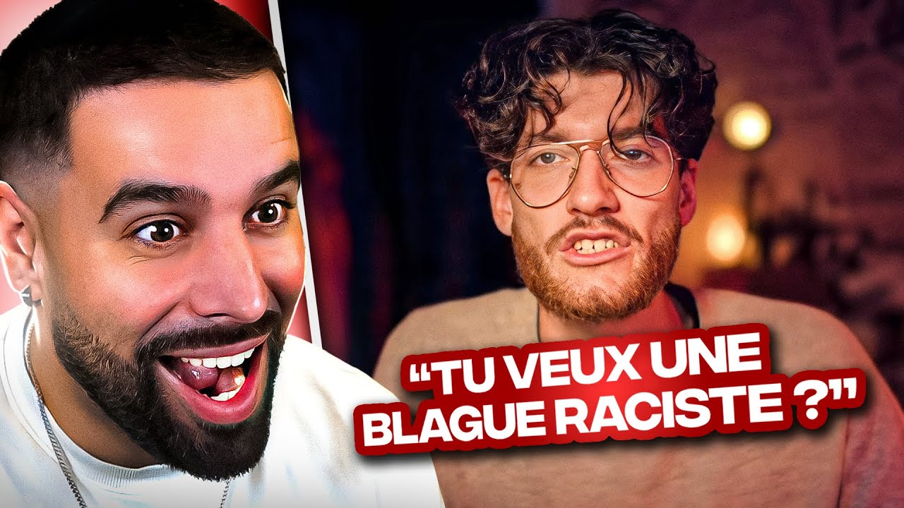 Je découvre les vidéos RACISTES de GABIN ZANETTI 🤣 Des blagues vraiment sombres…