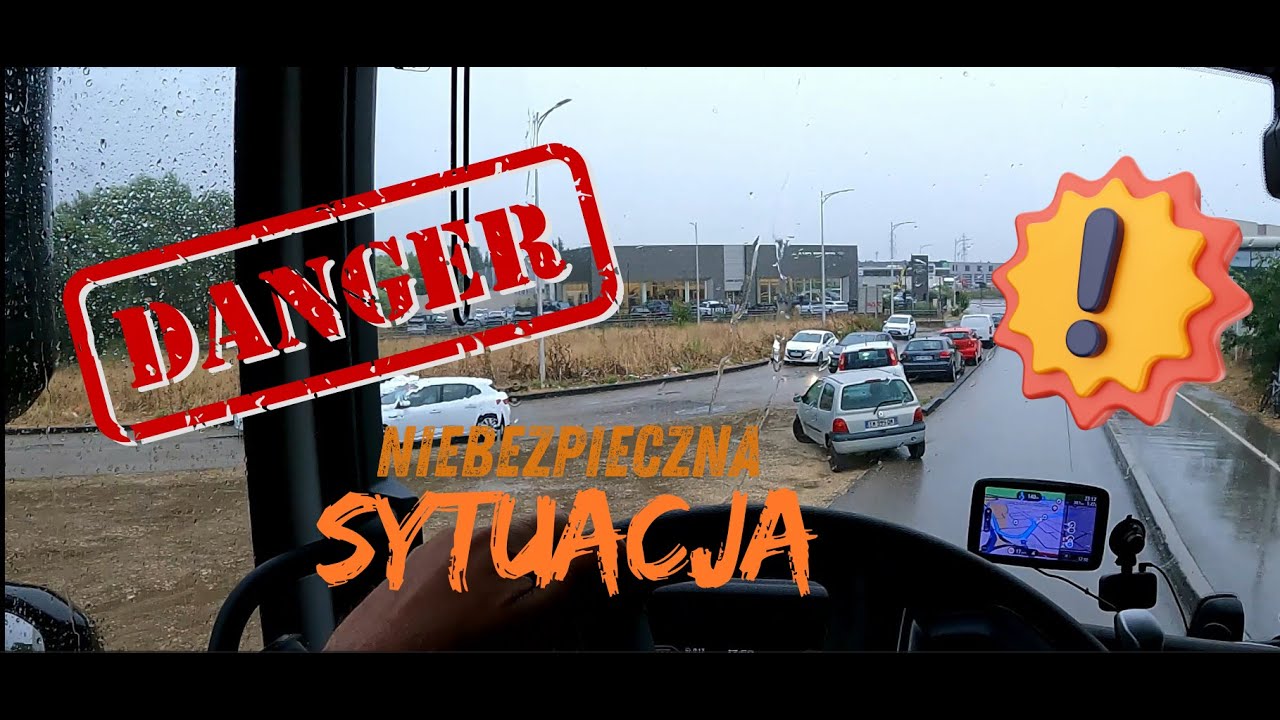 #105/2  Bardzo niebezpieczna sytuacja na drodze🫣