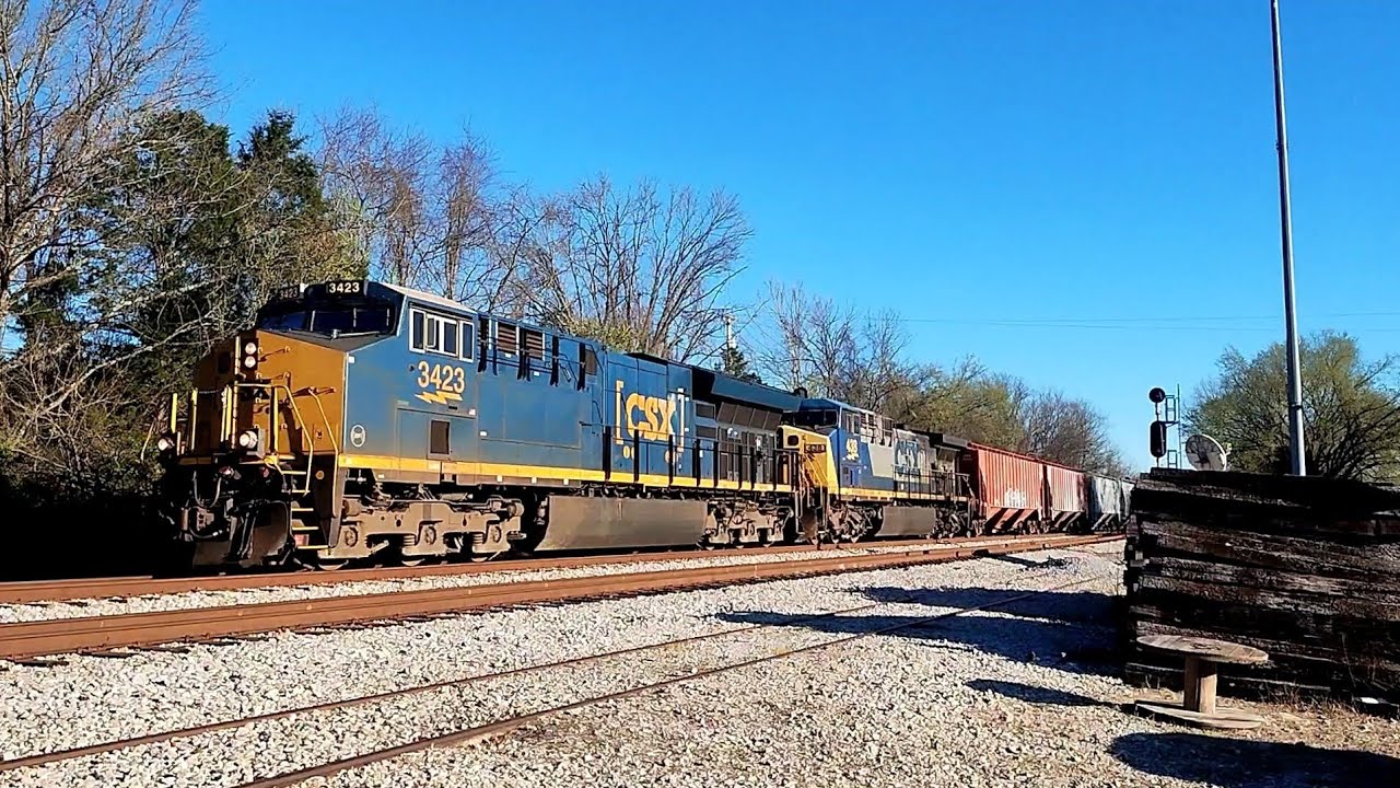 CSX Northbound General Manifest M514 Brentwood, TN 03/12/26